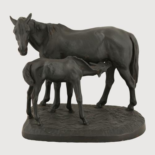  'Filly with foal'