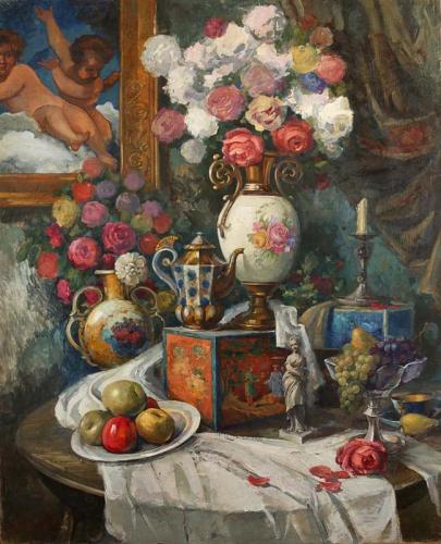  'Flowers and porcelain'