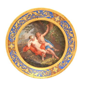  'Plateau “Angelica and Medoro”'