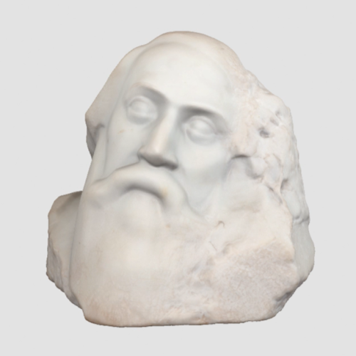  'Representation in marble “Rabindranath Tagore”'