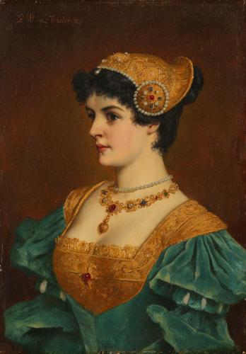 Lawrence Alma-Tadema 'Portrait of a lady'