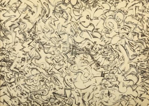 Boris Gurvich  'Two-handed ink writing'