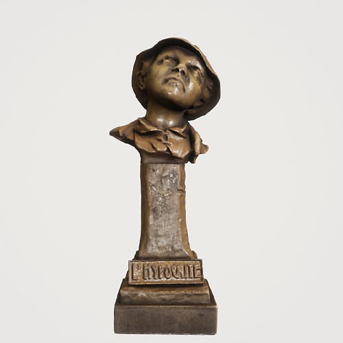  'A bust of Hypocritical'